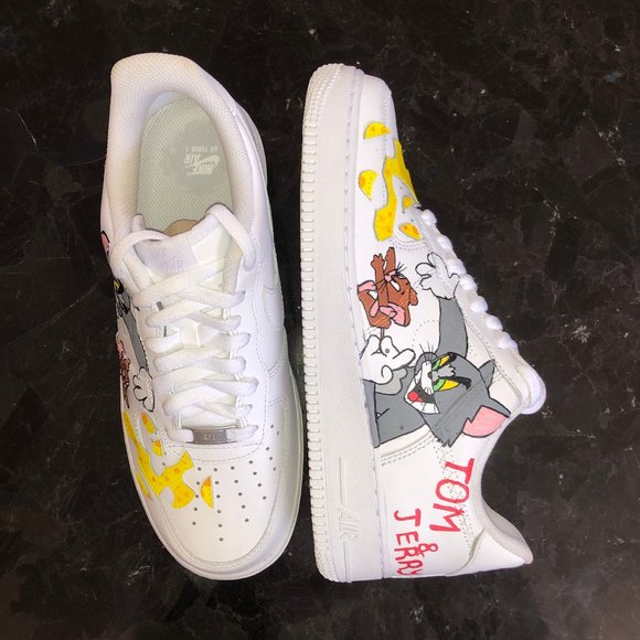 custom air force 1 tom and jerry